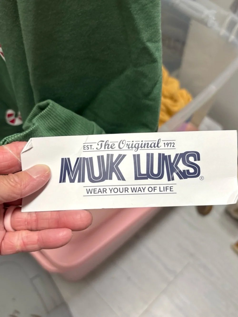 Muk Luks soft green